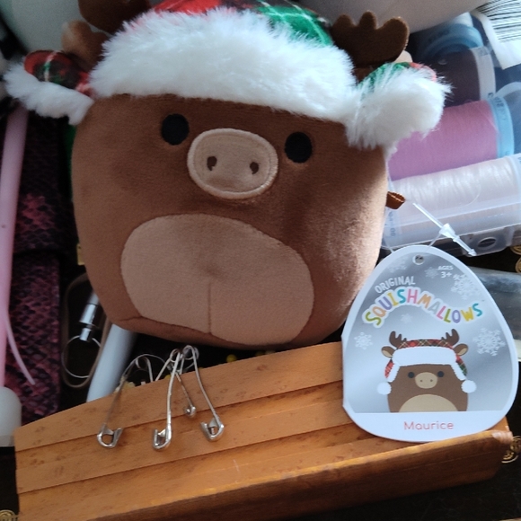 Squishmallows Zebra, Frog, Llama, and Reindeer Plush Set - Picture 2 of 5